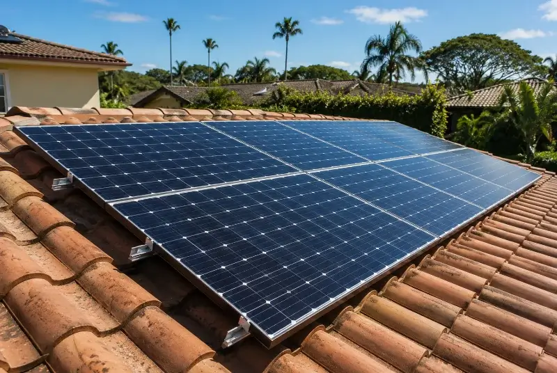 Installation de panneaux solaires à Saint-Gravé